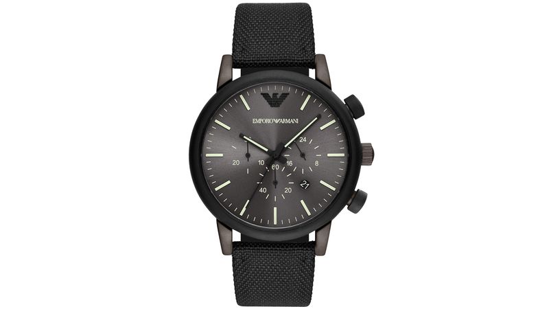 Emporio armani luigi clearance black watch