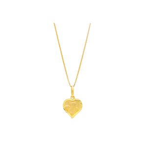 Gargantilha de Coração em Ouro com 40 cm