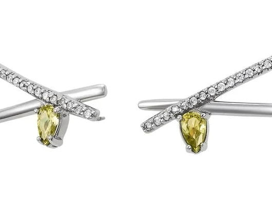 Ear-cuff-c--zirconia-branca-100mm-e-gota-verde-3x5mm