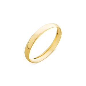 Aliança de Casamento em Ouro perfil Abaulada