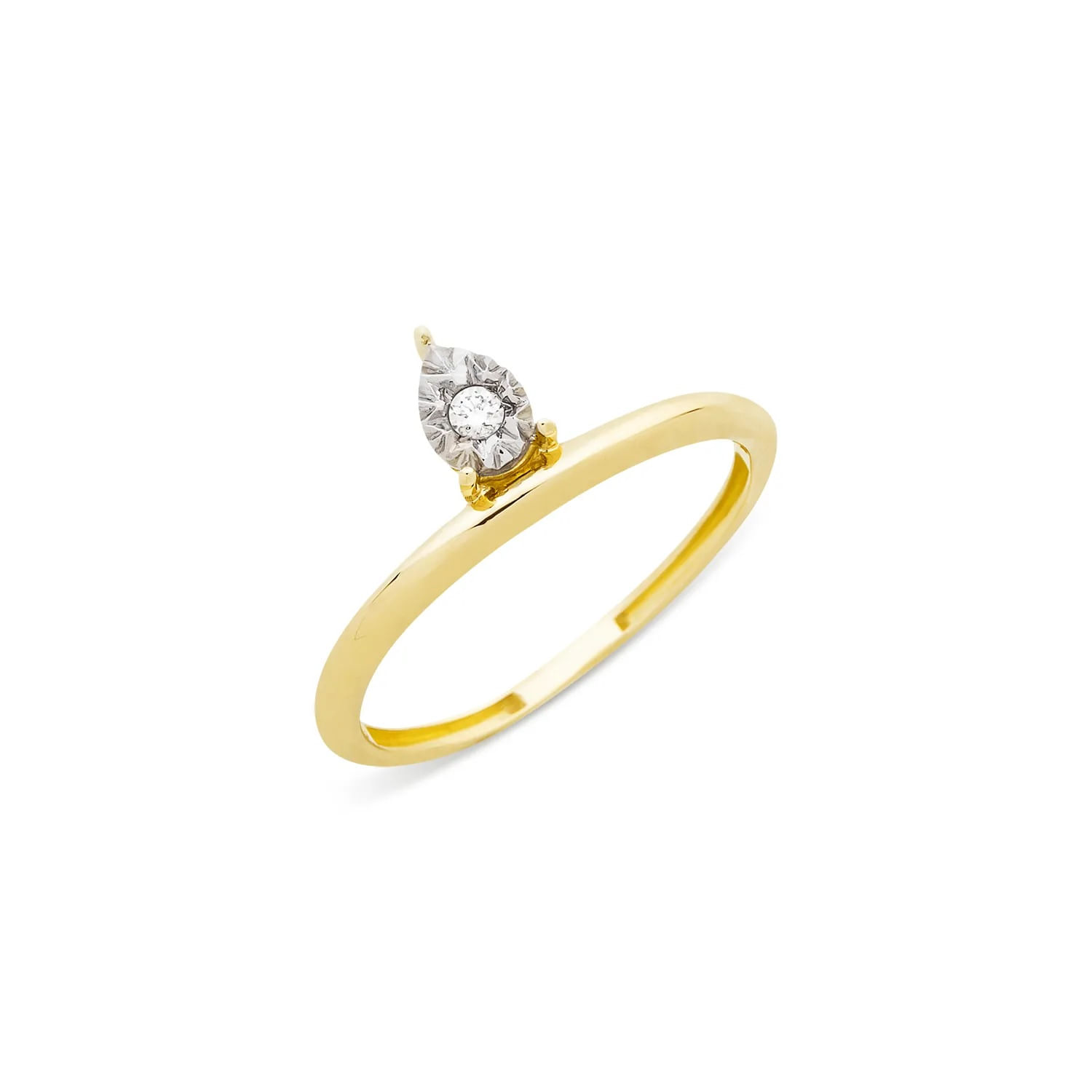 Anel em Ouro e Diamante