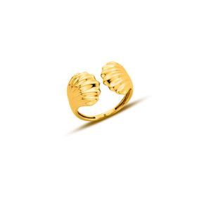 Anel em Ouro Amarelo 18k Modelo Concha