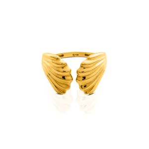 Anel em Ouro Amarelo 18k Modelo Concha