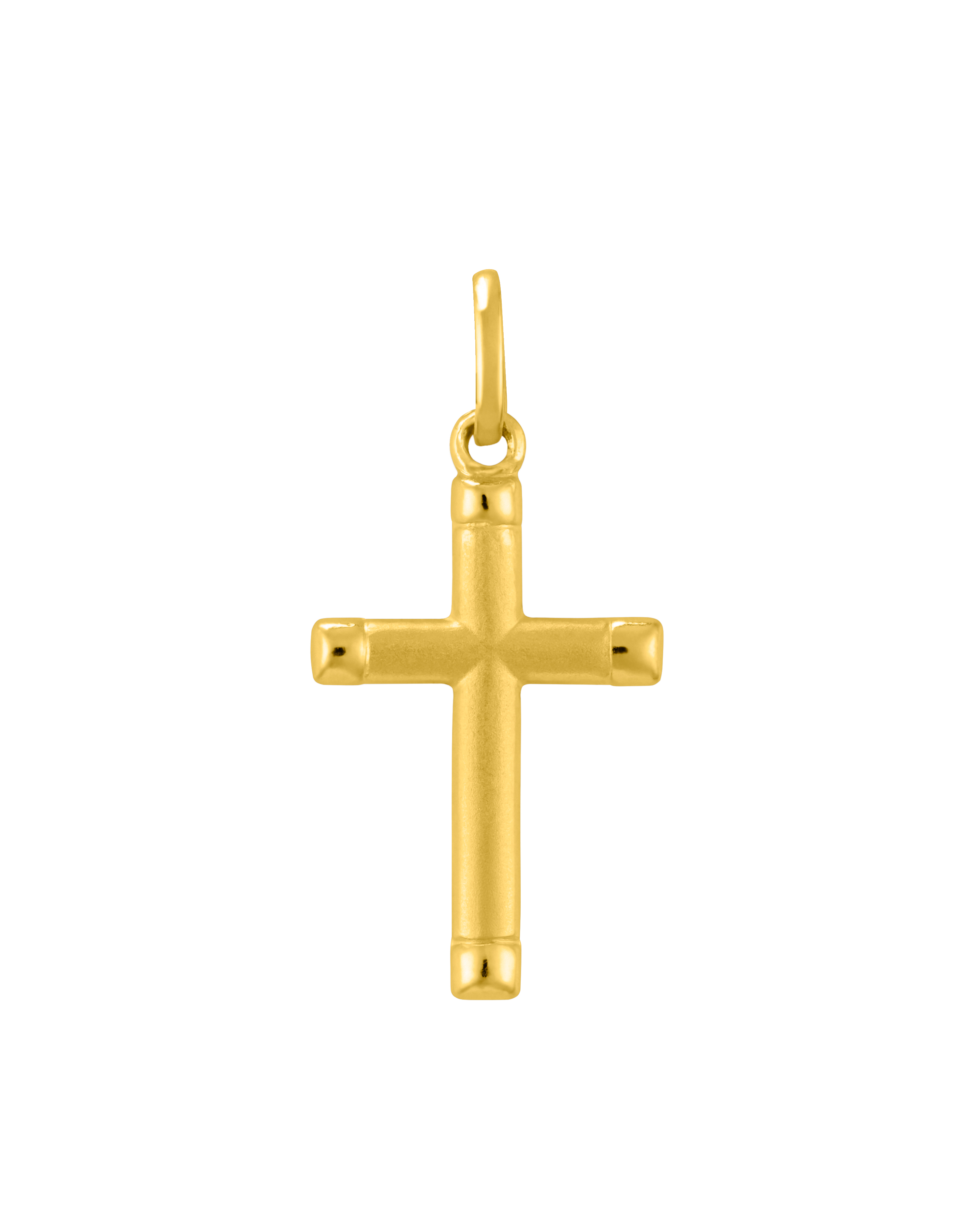 Pingente de Cruz em Ouro Amarelo 18k